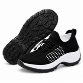 Stretch-Cushion Walking Shoes