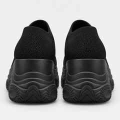 Knit Platform Slip-On Sneakers