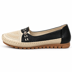 Chain-Detail Slip-On Flats