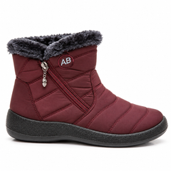 Plush-Lined Quilted Snow Boots