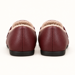 Sherpa-Lined Moccasin Loafers