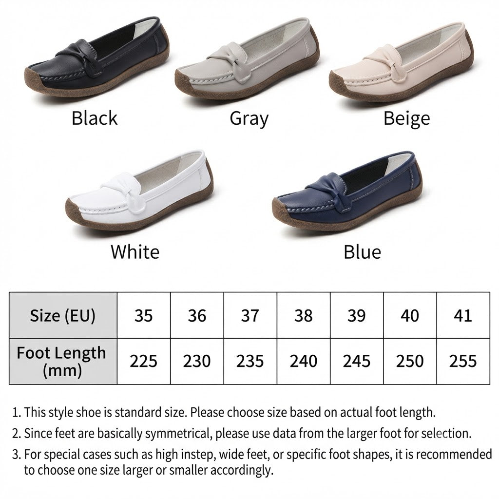 š„Last Day Specialš„ Women's Orthopedic Leather Loafers ā Comfort Walking Shoes
