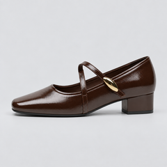 Women’s Elegant Square-Toe Mary Jane Shoes
