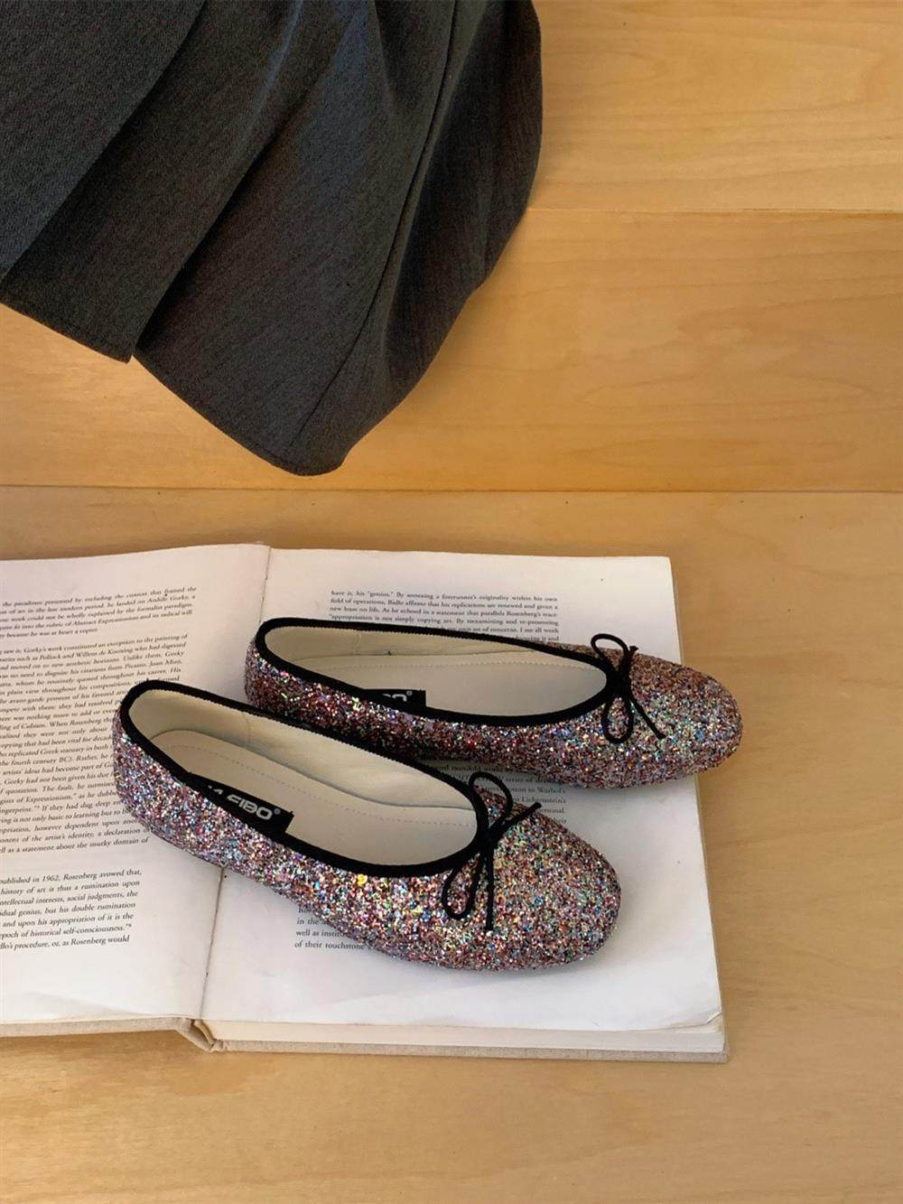 đ„Last Day Sale 58%đ„Womenâs Glitter Comfort Ballet Flats â Cushioned Support & All-Day Comfort