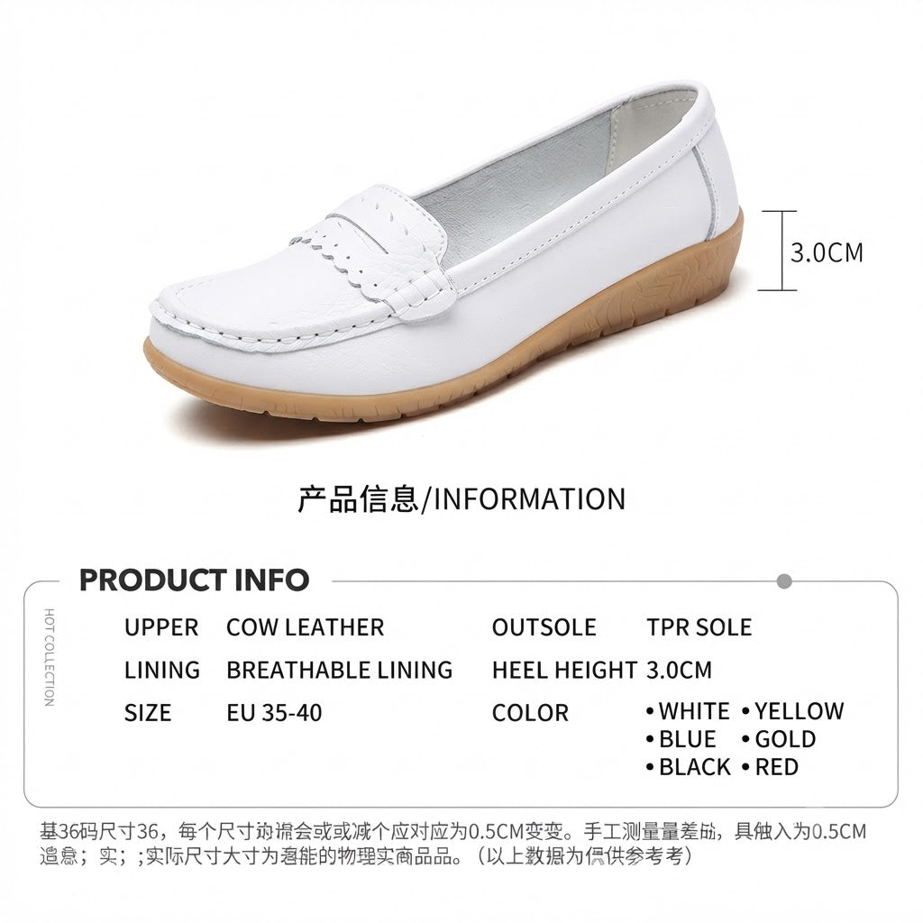 đ„60% OFFđ„ Women's Comfortable Orthopedic Loafers â Elegant Leather Slip-Ons