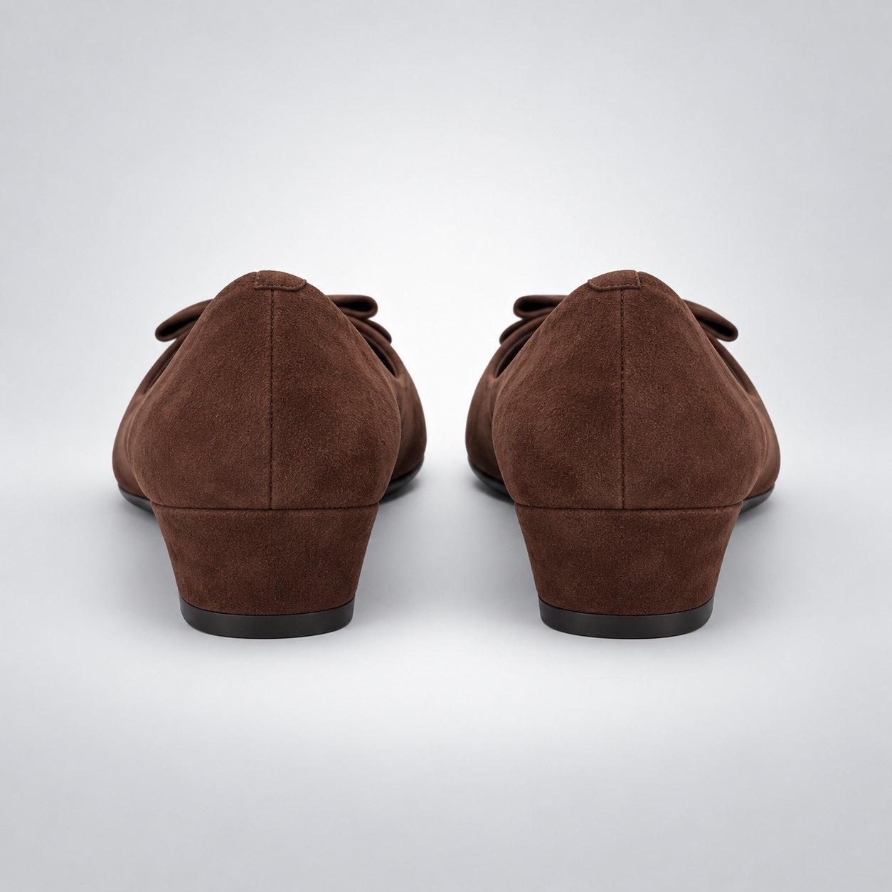 Women’s Retro Sheepskin Suede Wedge Shoes.