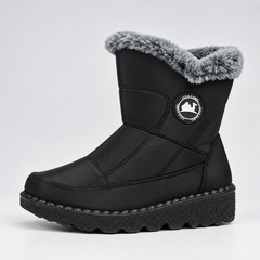 Women’s Fleece-Lined Zipper Winter Boots