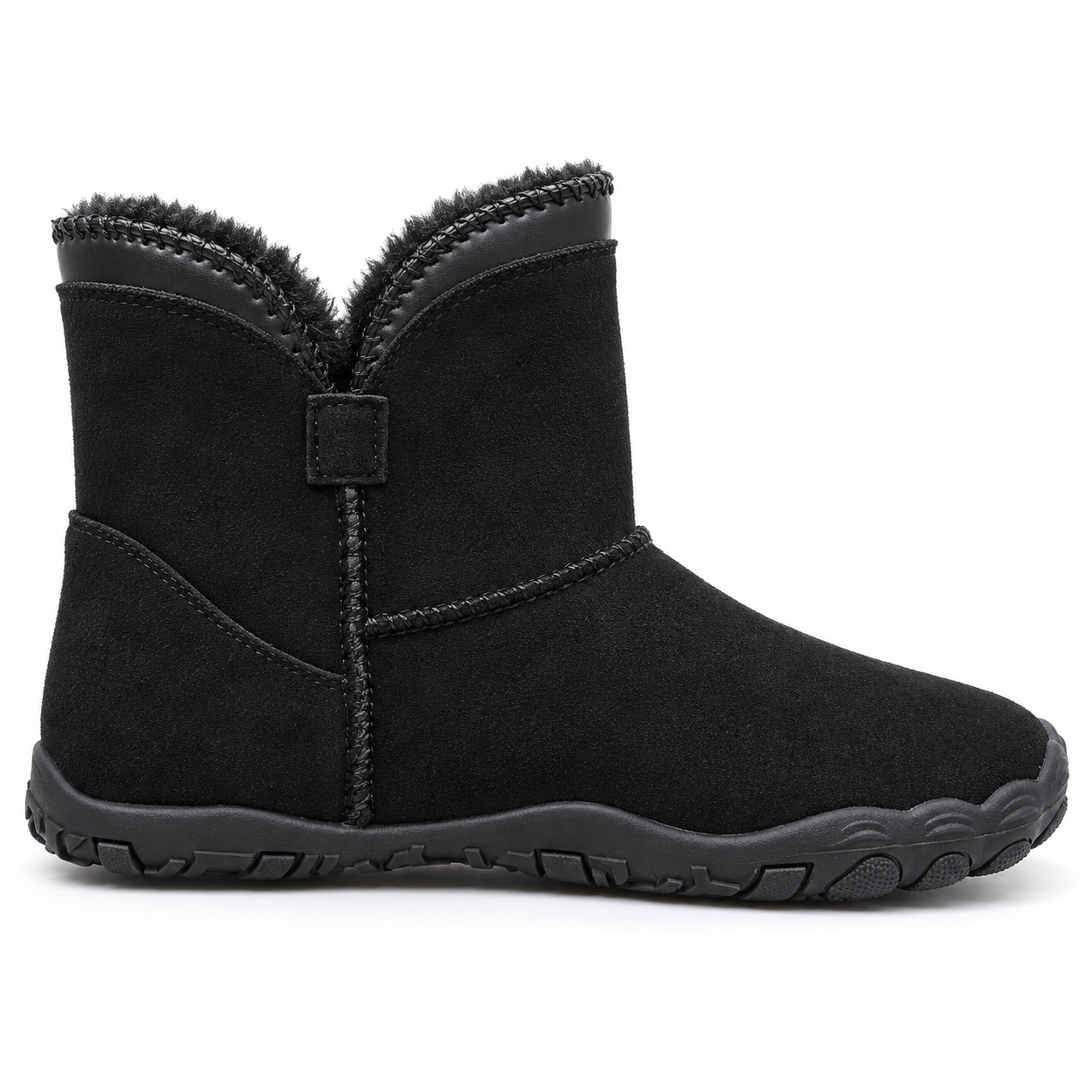 Women’s Fleece-Lined Buckle Ankle Boots