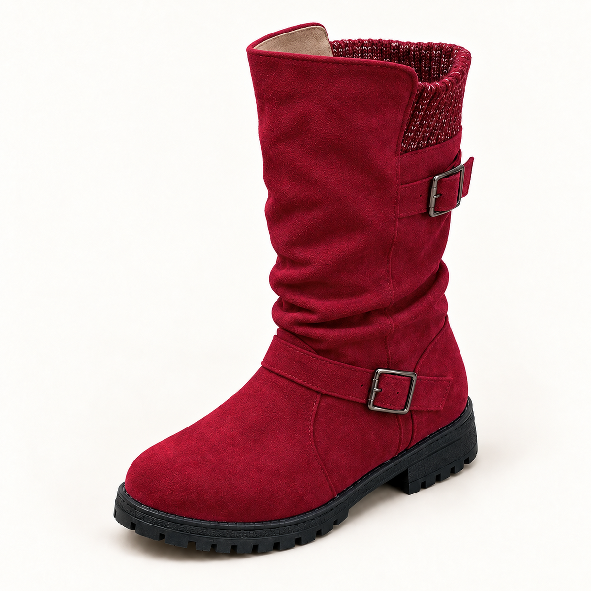 Women’s Casual Slouch Mid-Calf Boots