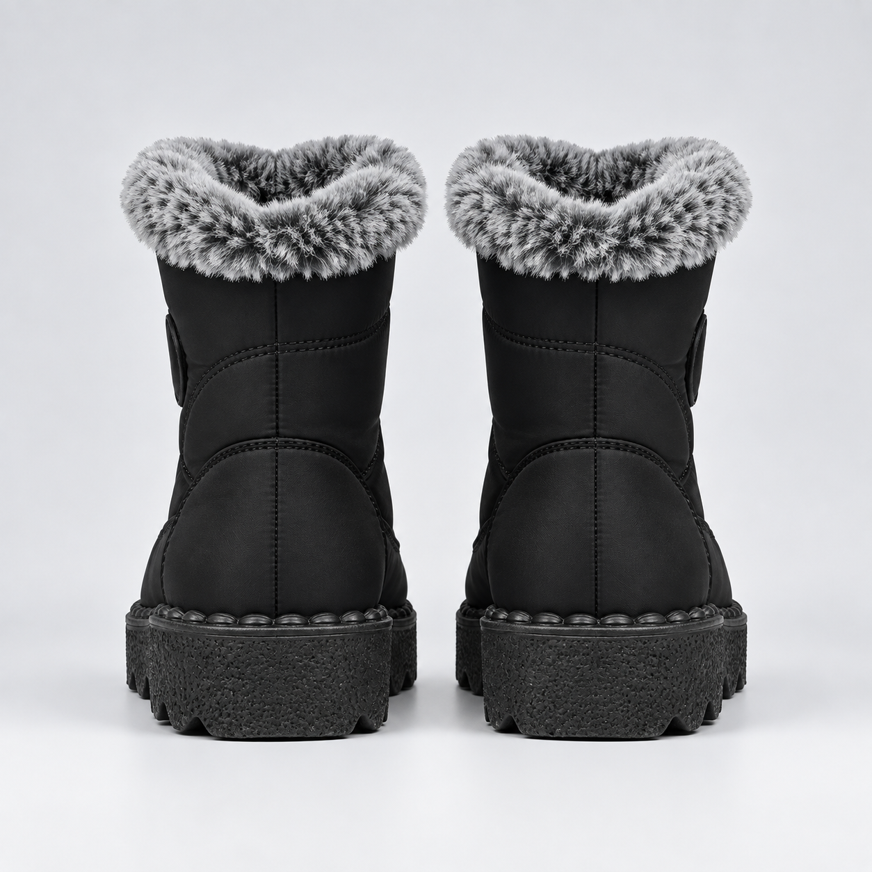 Women’s Fleece-Lined Zipper Winter Boots