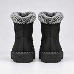 Women’s Fleece-Lined Zipper Winter Boots