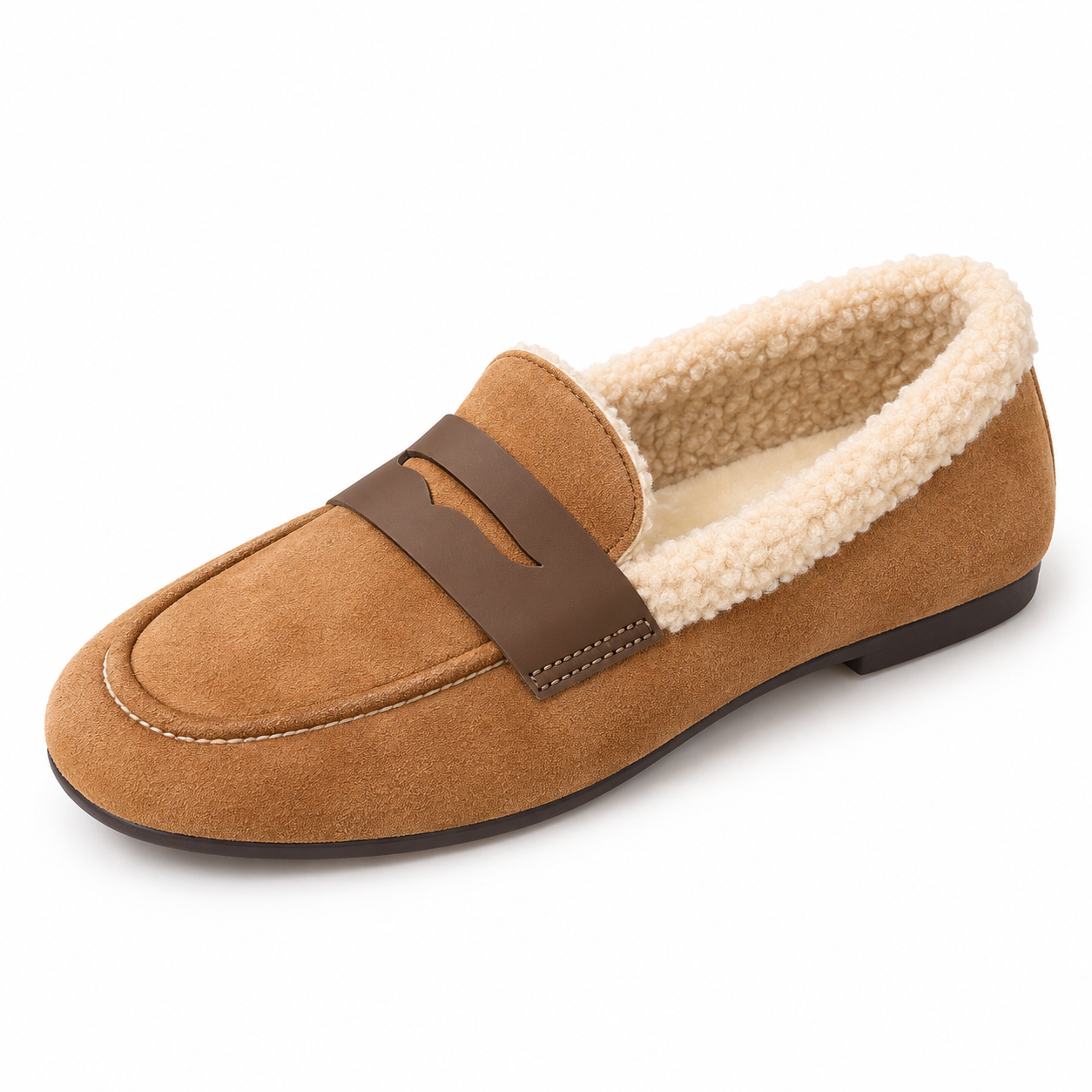 Women’s Plush-Lined Penny Loafers
