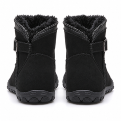 Women’s Fleece-Lined Buckle Ankle Boots