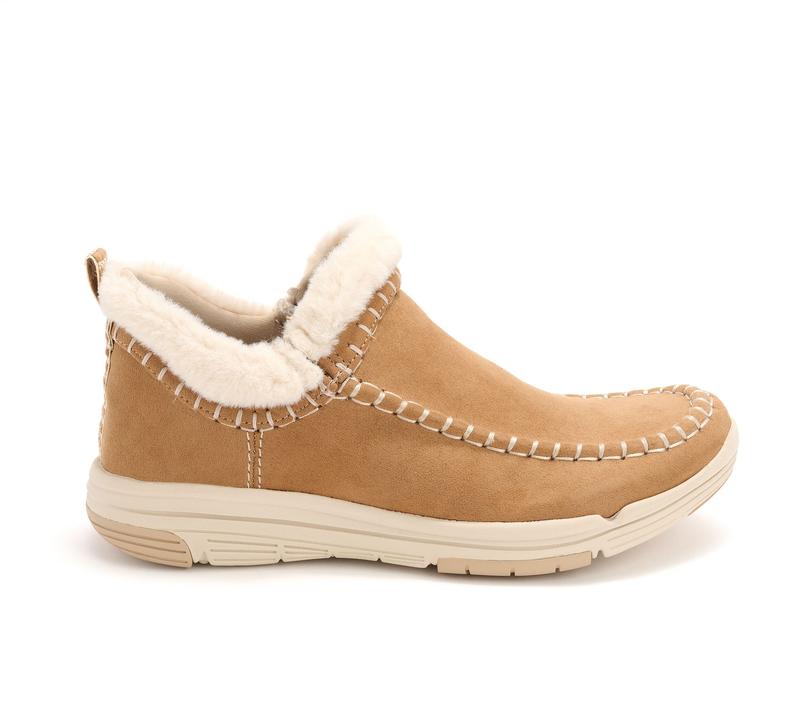 Women’s Fleece-Lined Winter Slip-On Shoes – Warm & Comfortable