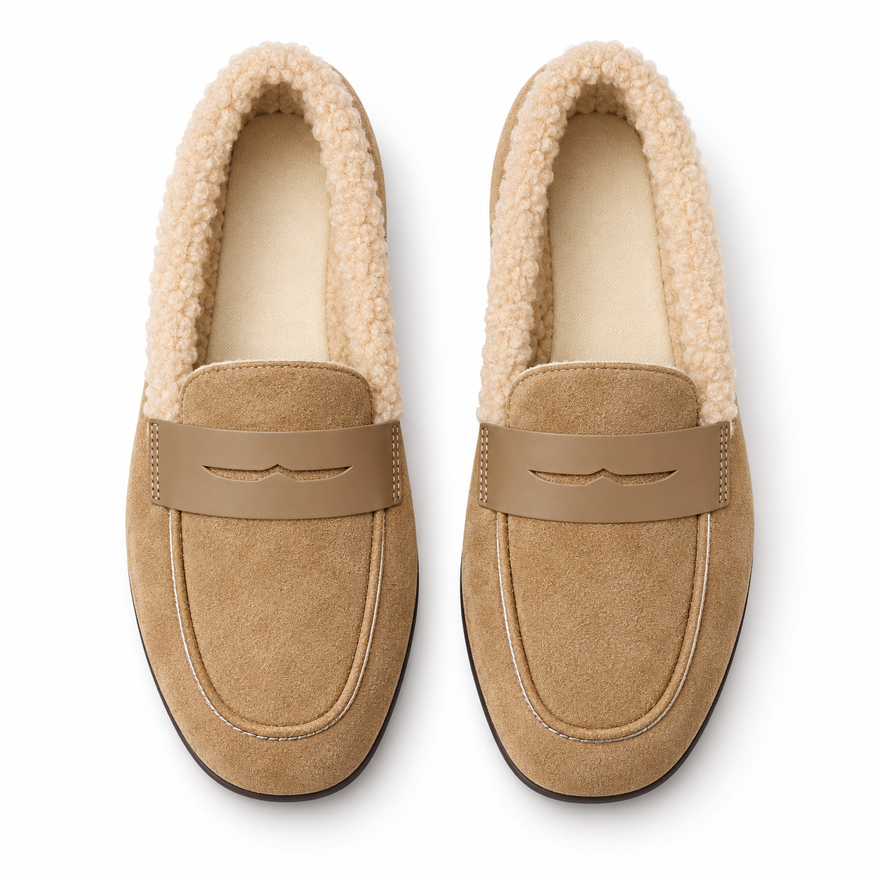 Women’s Plush-Lined Penny Loafers