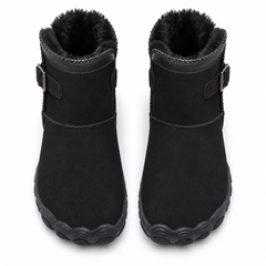 Women’s Fleece-Lined Buckle Ankle Boots