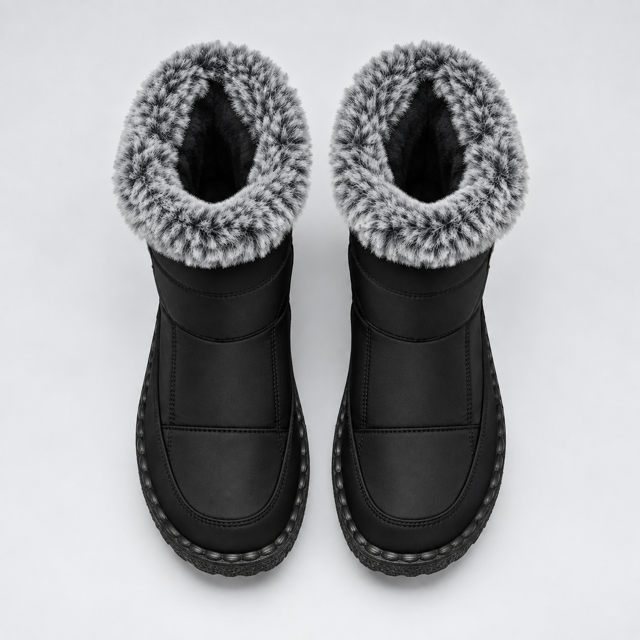 Women’s Fleece-Lined Zipper Winter Boots