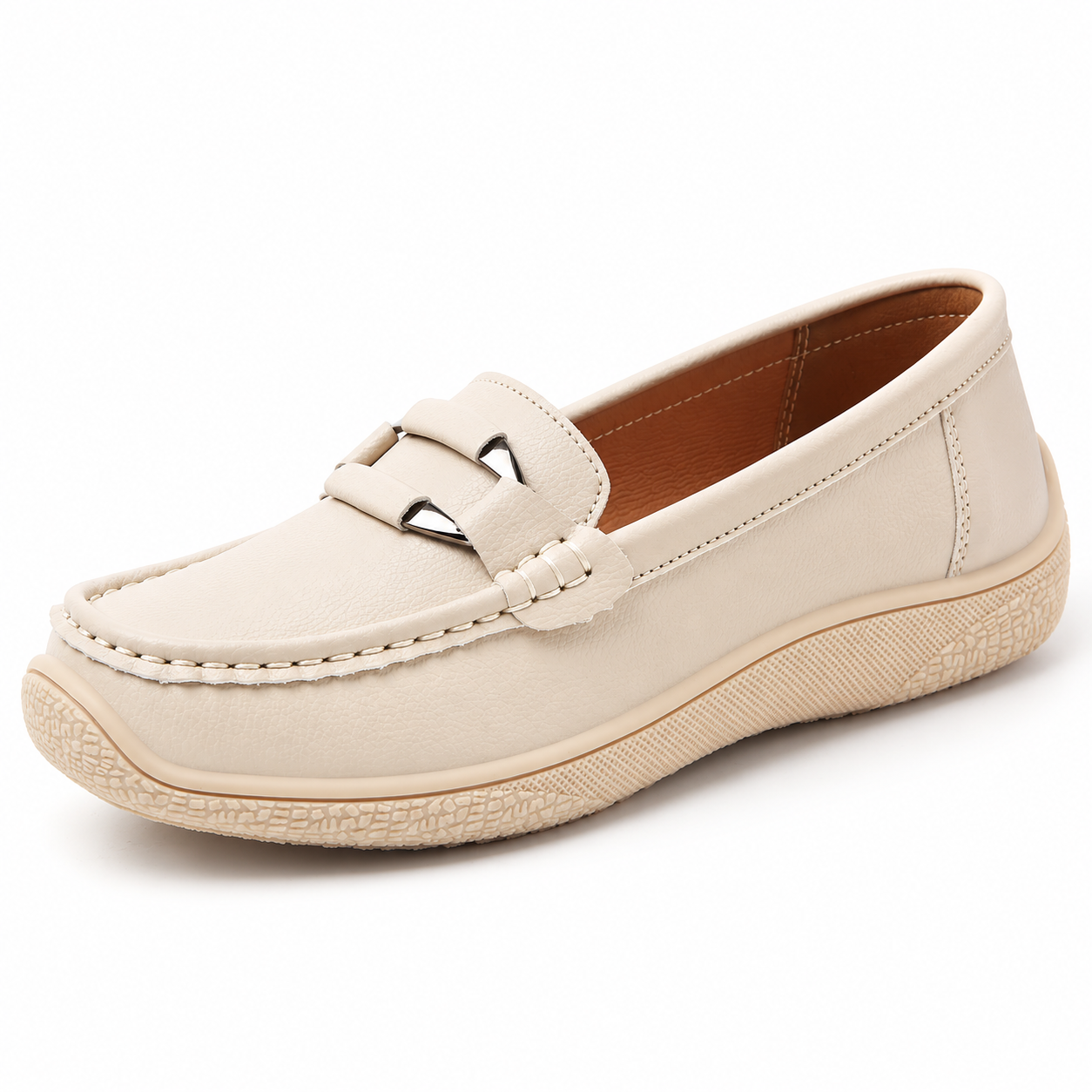 Women’s Everyday Comfort Leather Slip-On Shoes