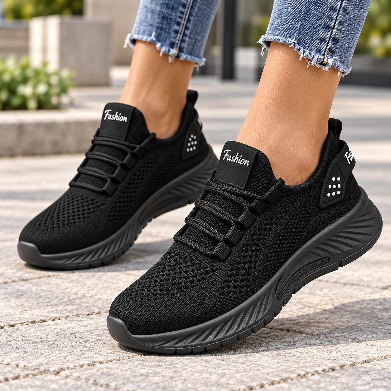 Breathable Arch-Support Walking Sneakers