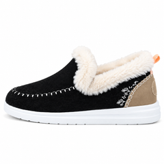 Fleece-Lined Slip-On Winter Boots