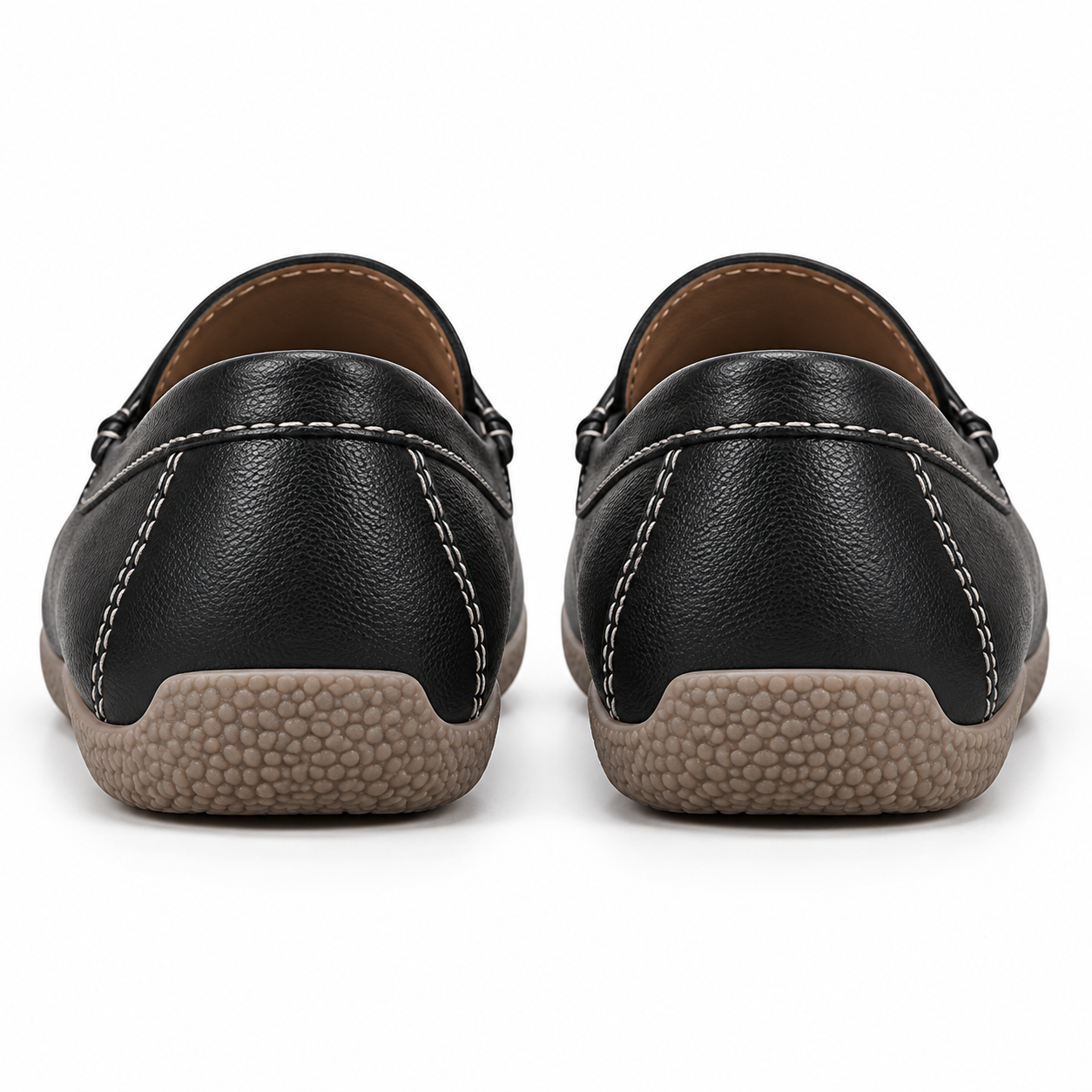 Cushioned Suede-Look Loafers