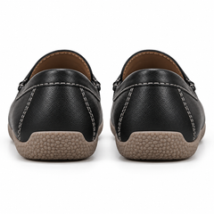 Cushioned Suede-Look Loafers