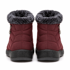 Plush-Lined Quilted Snow Boots