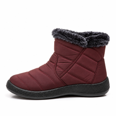 Plush-Lined Quilted Snow Boots