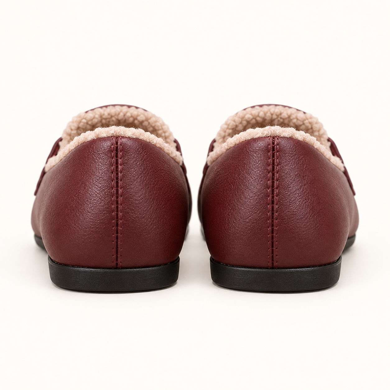 Sherpa-Lined Moccasin Loafers