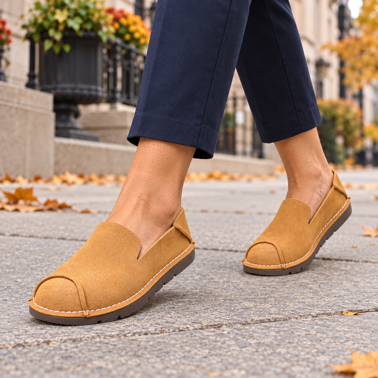 Wide-Fit Comfort Loafers