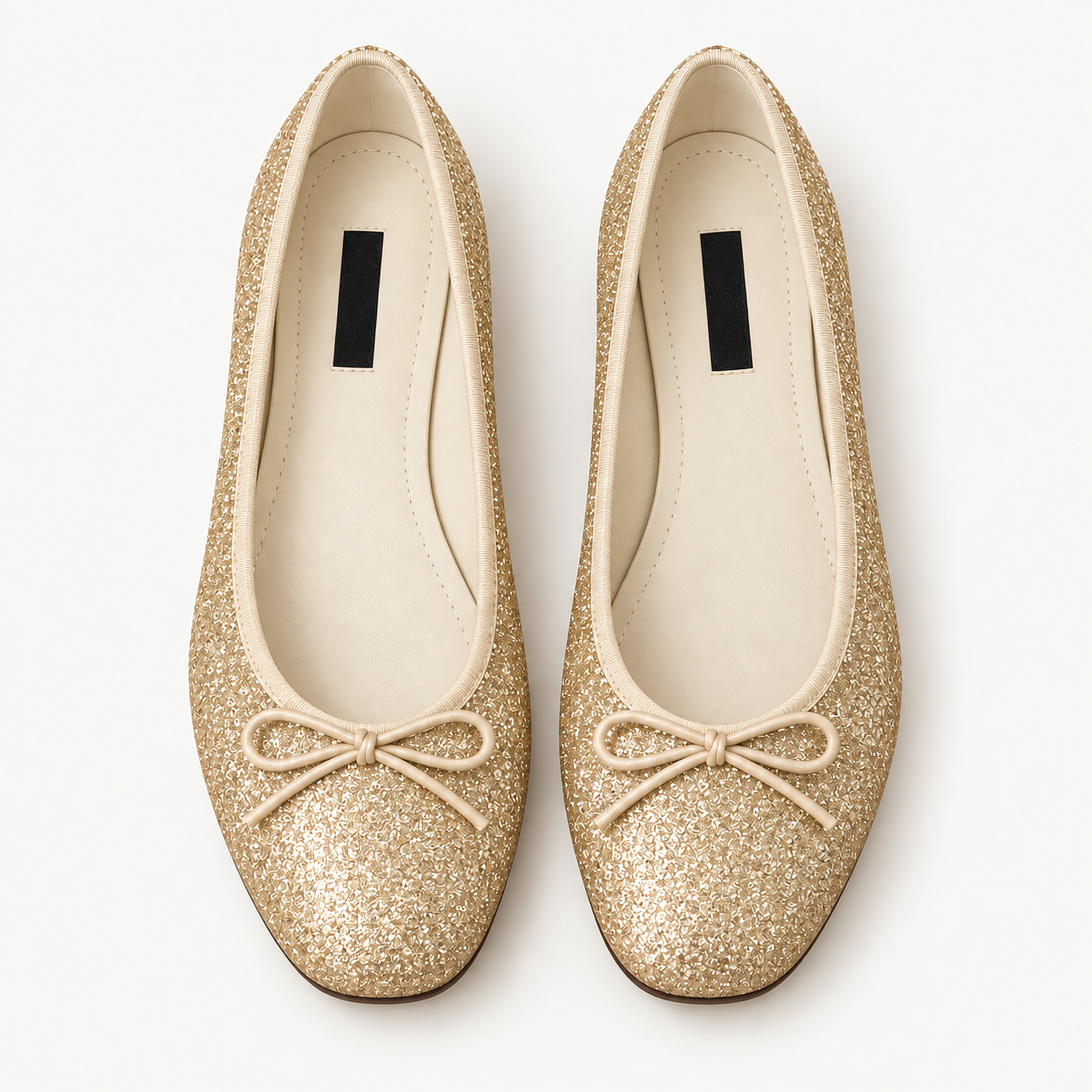 Glitter Comfort Ballet Flats