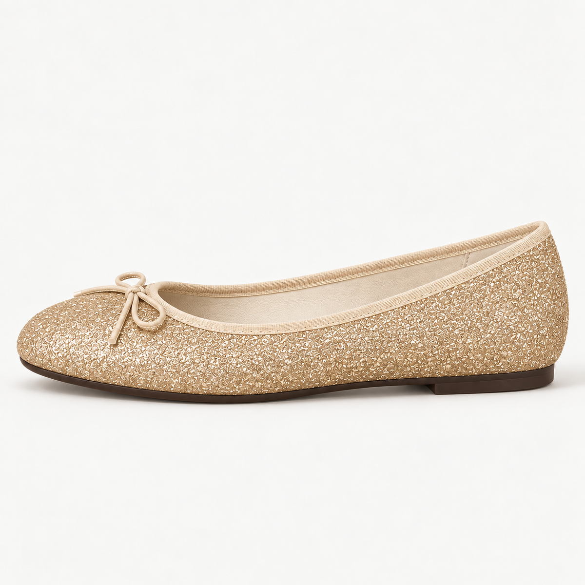 🔥Last Day Sale 58%🔥Women’s Glitter Comfort Ballet Flats – Cushioned Support & All-Day Comfort
