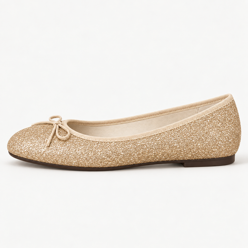 🔥Last Day Sale 58%🔥Women’s Glitter Comfort Ballet Flats – Cushioned Support & All-Day Comfort