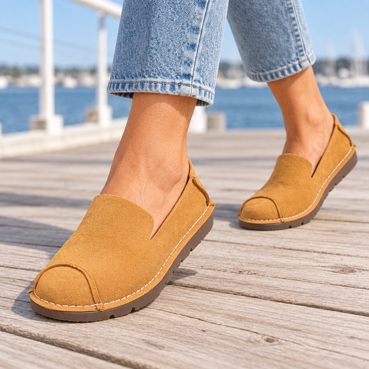 Wide-Fit Comfort Loafers