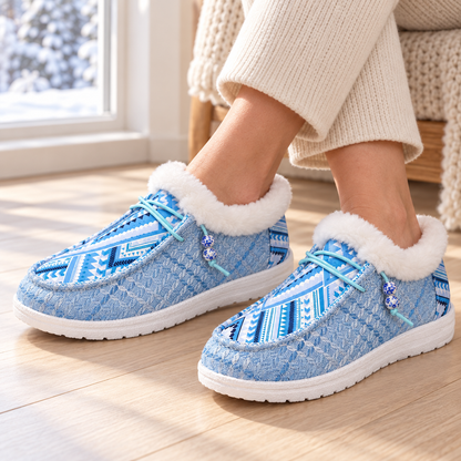 Women's Warm Plush Cotton Shoes