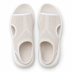 Breathable Knit Platform Sandals