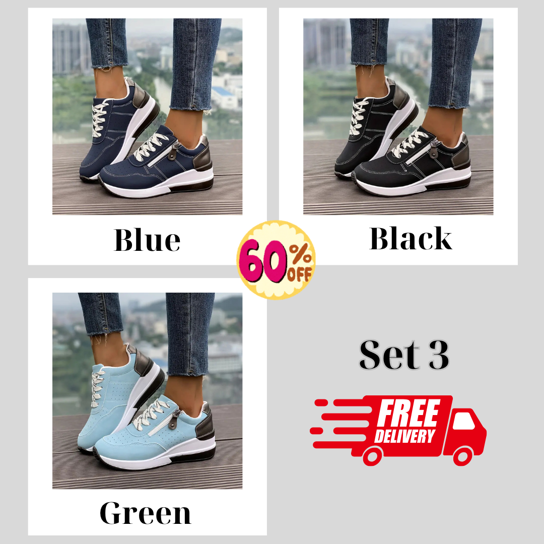 🔥Best Seller-Last Day Sale 60% OFF🔥Plus Size Women's Versatile Low Top Fashion Sneakers