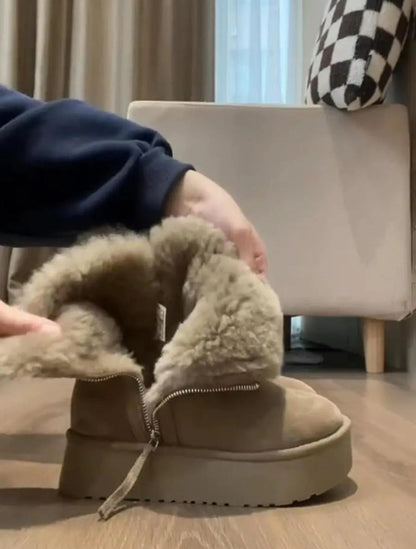 Women’s Cozy Lined Platform Boots