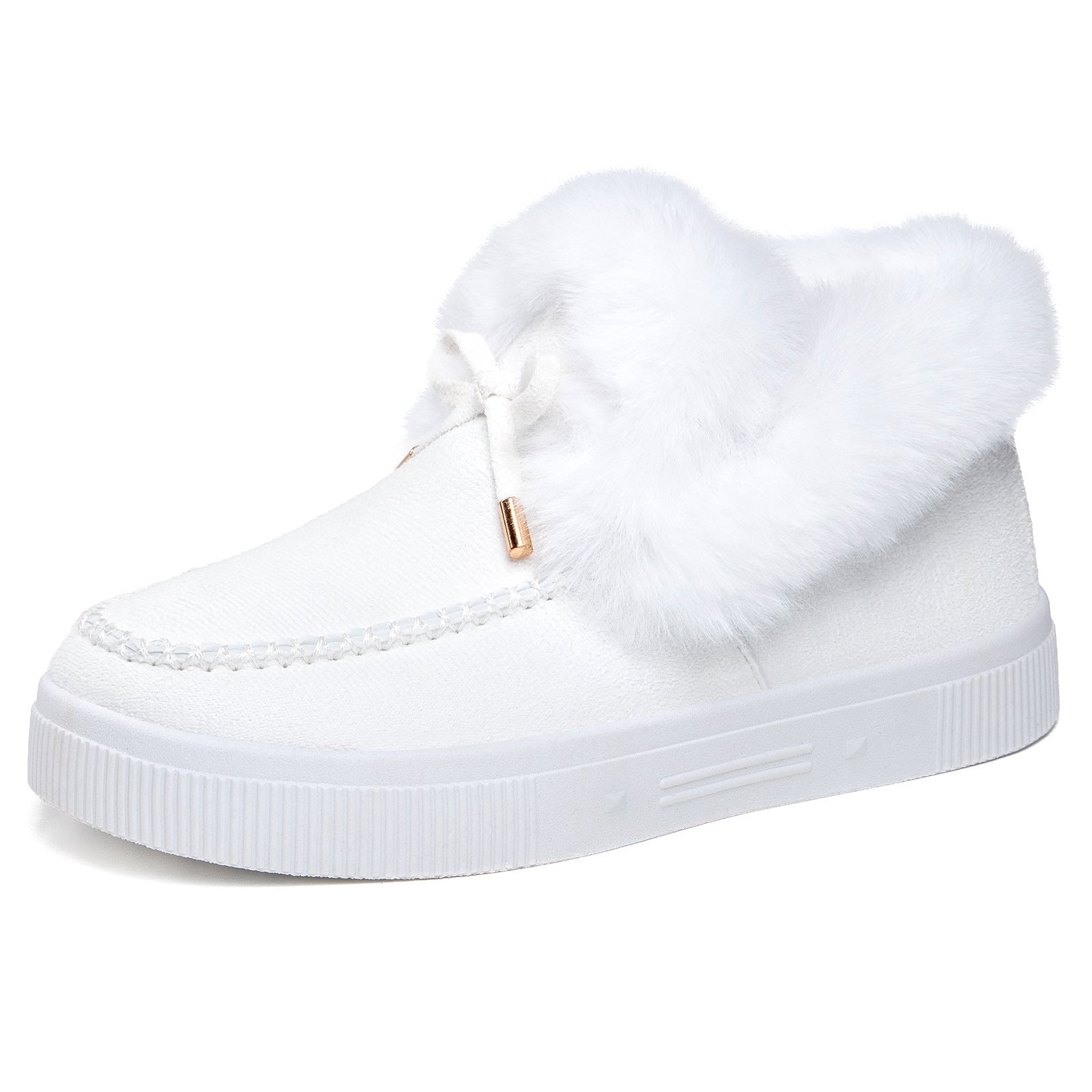 🔥55% OFF TODAY🔥2026 Women's Cozy Winter Ankle Boots – Warm Furry Bow Style