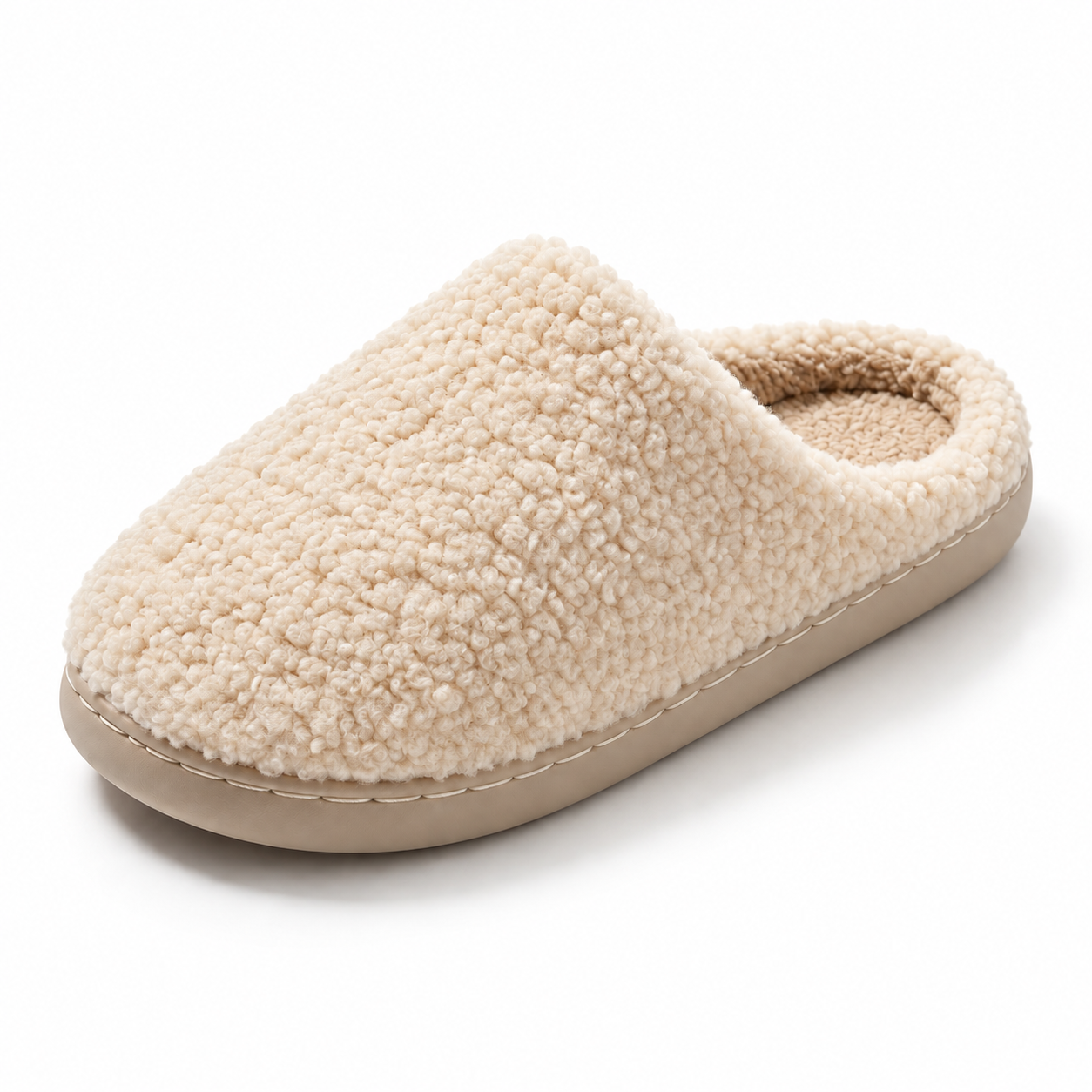Cozy Sherpa Mule Slippers