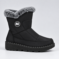 Women’s Fleece-Lined Zipper Winter Boots