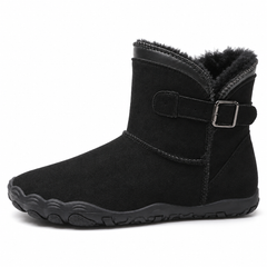 Women’s Fleece-Lined Buckle Ankle Boots