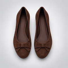 Women’s Retro Sheepskin Suede Wedge Shoes.