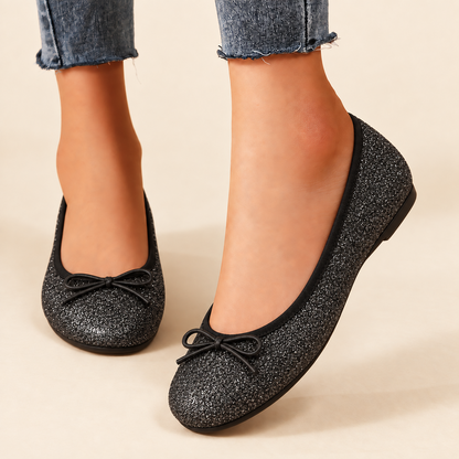 🔥Last Day Sale 58%🔥Women’s Glitter Comfort Ballet Flats – Cushioned Support & All-Day Comfort