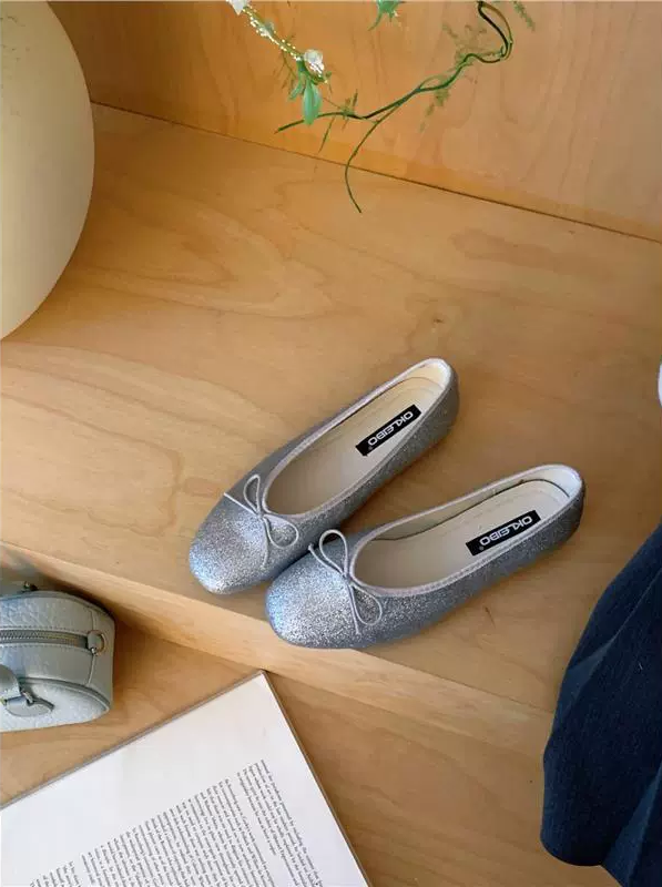 🔥Last Day Sale 58%🔥Women’s Glitter Comfort Ballet Flats – Cushioned Support & All-Day Comfort