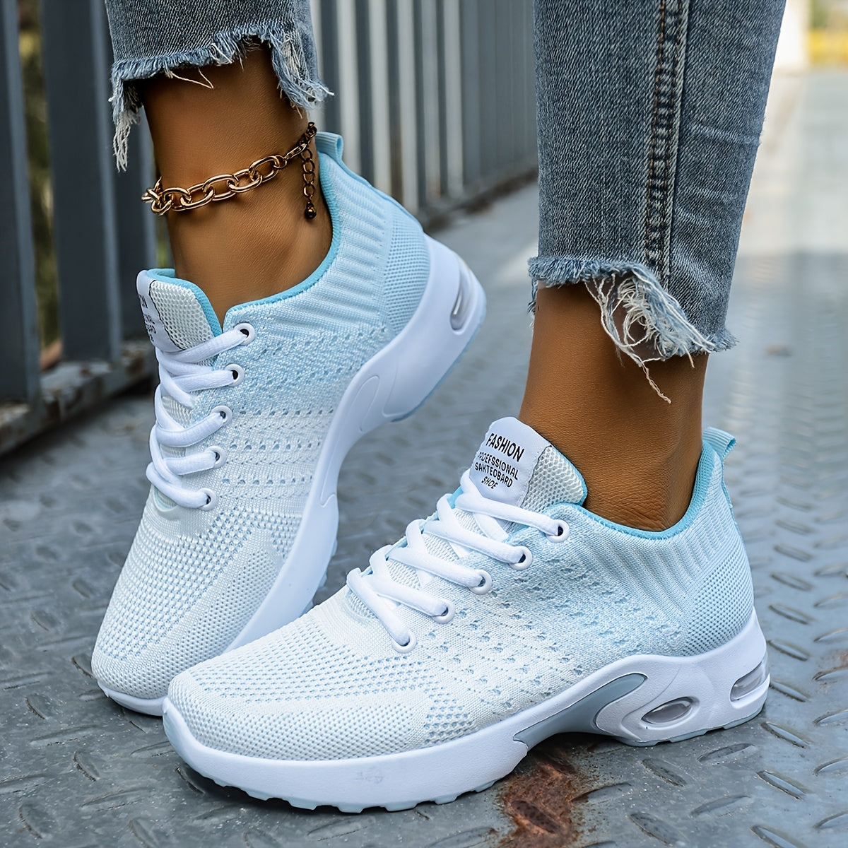 Orthopedic sneakers with a cushioned feel and breathable uppers.