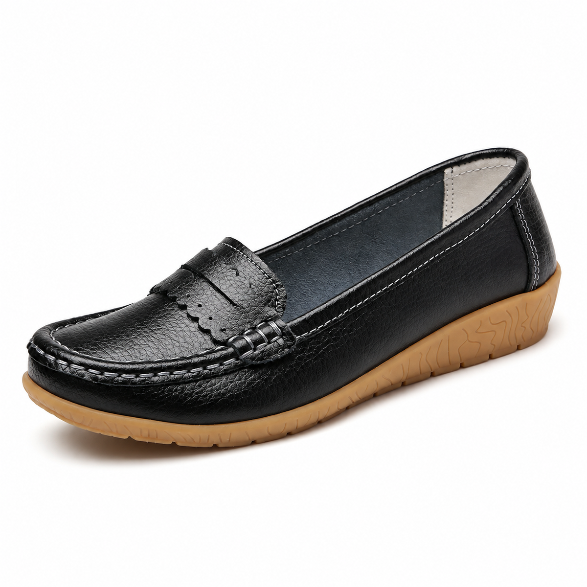 Women’s Elegant Orthopedic Leather Loafers