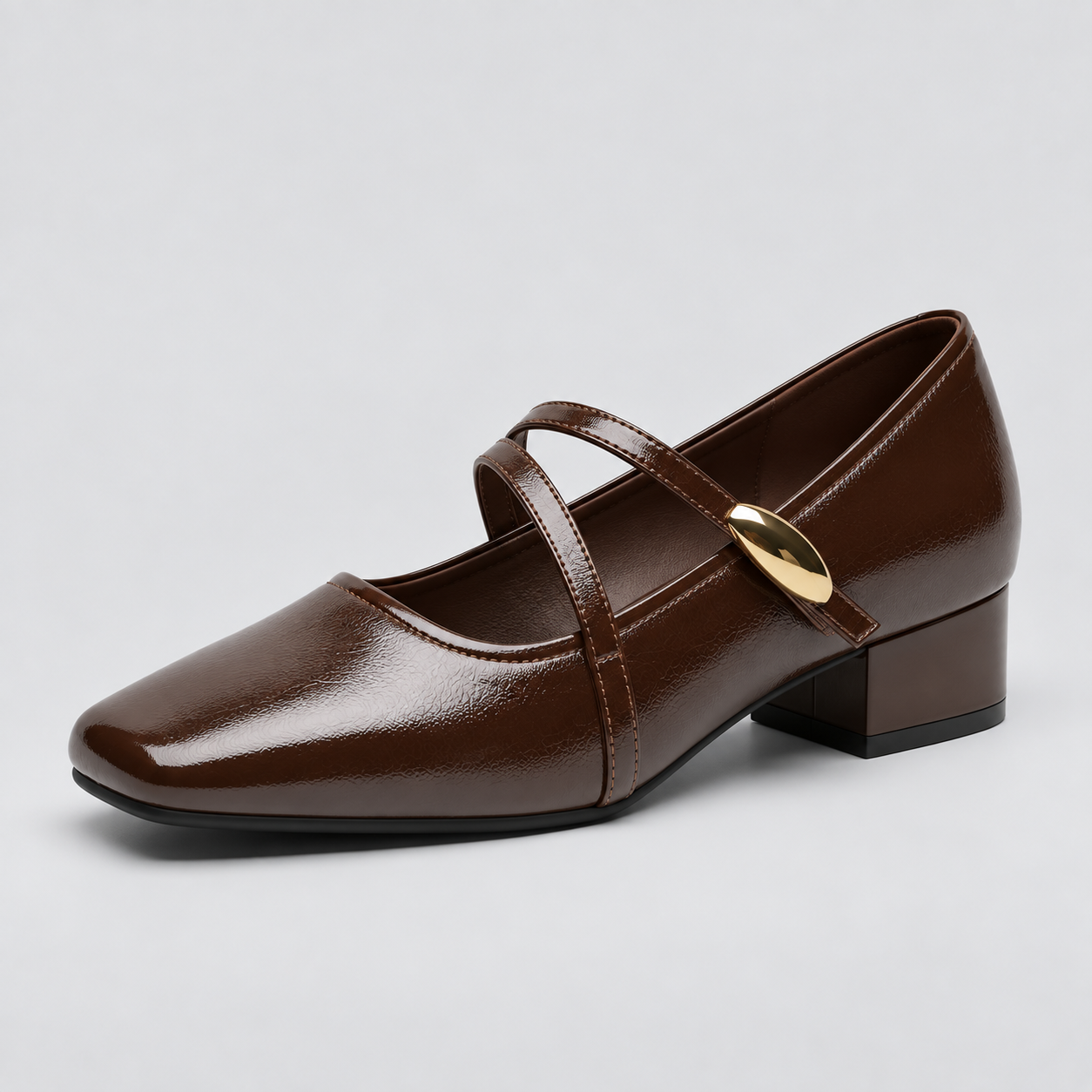 Women’s Elegant Square-Toe Mary Jane Shoes