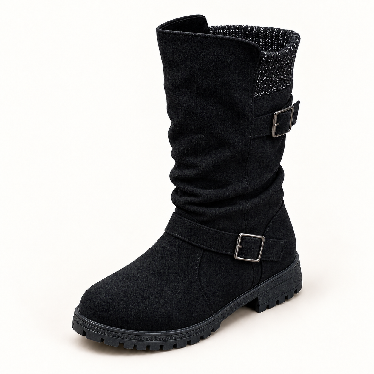 Women’s Casual Slouch Mid-Calf Boots