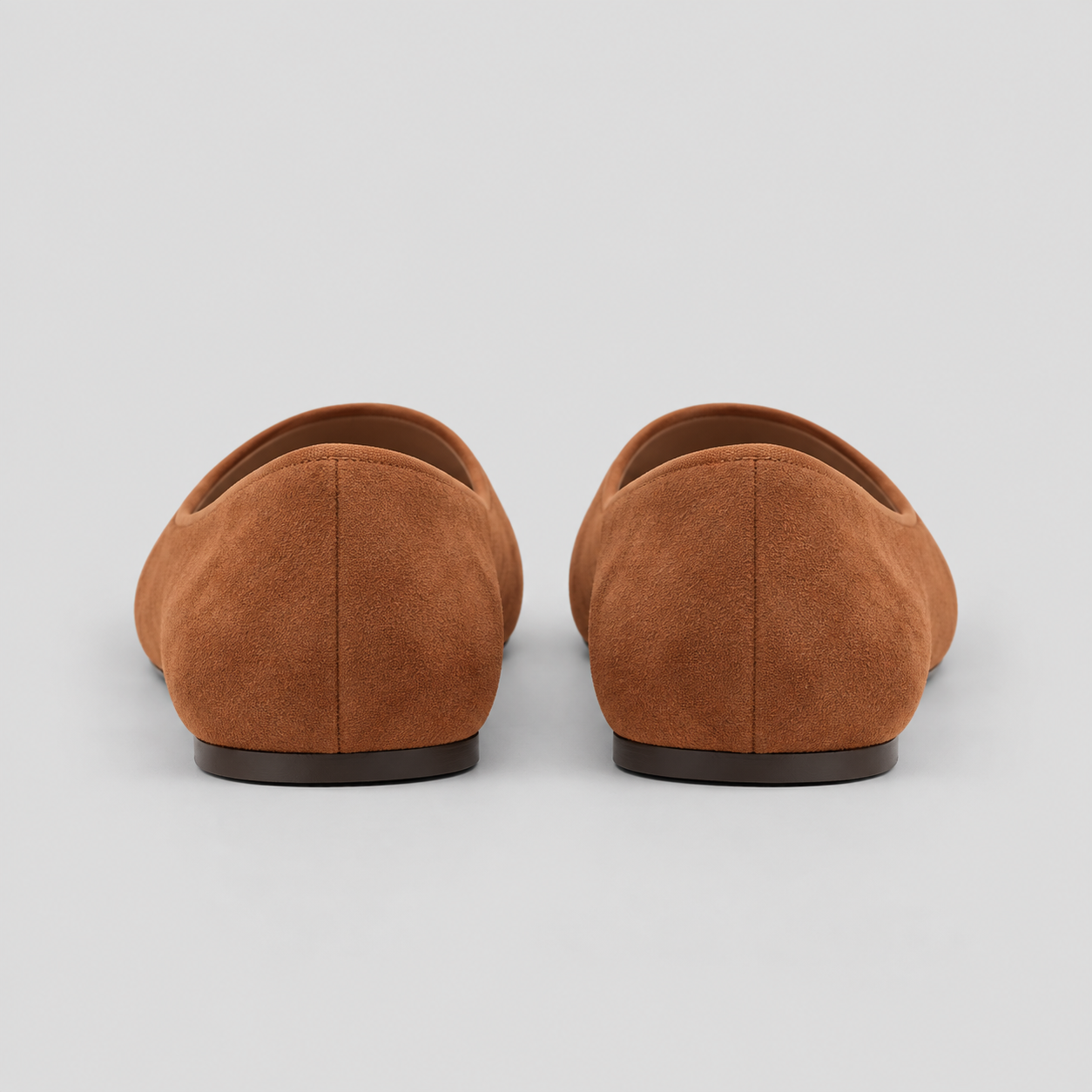 Women’s Colorblock Suede Square-Toe Flats